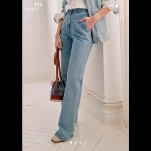 SEZANE MARTIN TROUSERS SZ 40